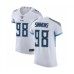 Men's Tennessee Titans #98 Jeffery Simmons White Vapor Untouchable Elite Player Football Jersey