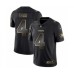 Men's Oakland Raiders #4 Derek Carr Black Golden Edition 2019 Vapor Untouchable Limited Jersey