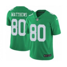 Men's Nike Philadelphia Eagles #80 Jordan Matthews Limited Green Rush Vapor Untouchable NFL Jersey