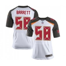 Men's Tampa Bay Buccaneers #58 Shaquil Barrett Elite White Football Jersey