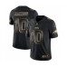 Men's Philadelphia Eagles #10 DeSean Jackson Black Golden Edition 2019 Vapor Untouchable Limited Jersey