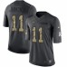 Men's Nike Seattle Seahawks #11 Sebastian Janikowski Limited Black 2016 Salute to Service NFL Jersey