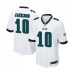 Men's Philadelphia Eagles #10 DeSean Jackson Game White Football Jersey