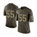 Men's Oakland Raiders #52 Marquel Lee Elite Green Salute to Service Football Stitched Jersey