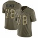 Men's Nike Seattle Seahawks #78 D.J. Fluker Limited Olive/Camo 2017 Salute to Service NFL Jersey