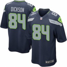 Men's Nike Seattle Seahawks #84 Ed Dickson Game Navy Blue Team Color NFL Jersey