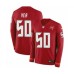 Men's Nike Tampa Bay Buccaneers #50 Vita Vea Limited Red Therma Long Sleeve NFL Jersey