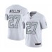 Men's Oakland Raiders #27 Trayvon Mullen Elite White Rush Vapor Untouchable Football Jersey