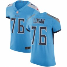 Men's Nike Tennessee Titans #76 Xavier Su'a-Filo Light Blue Alternate Vapor Untouchable Elite Player NFL Jersey