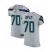 Men's Seattle Seahawks #70 Mike Iupati Grey Alternate Vapor Untouchable Elite Player Football Jersey