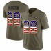 Men's Nike Oakland Raiders #28 Doug Martin Limited Olive/USA Flag 2017 Salute to Service NFL Jersey