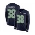 Men's Nike Seattle Seahawks #38 Tre Madden Limited Navy Blue Therma Long Sleeve NFL Jersey