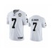 Men's Oakland Raiders #7 Mike Glennon White 60th Anniversary Vapor Untouchable Limited Player 100th Season Football Jersey