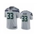 Men's Jamal Adams Seattle Seahawks #33 Gray Vapor Limited Stitched Jersey