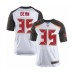 Men's Tampa Bay Buccaneers #35 Jamel Dean Elite White Football Jersey