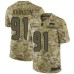 Men's Nike Seattle Seahawks #91 Tom Johnson Limited Camo 2018 Salute to Service NFL Jersey