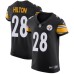 Men's Nike Pittsburgh Steelers #28 Mike Hilton Black Team Color Vapor Untouchable Elite Player NFL Jersey