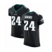 Men's Philadelphia Eagles #24 Jordan Howard Black Vapor Untouchable Elite Player Football Jersey