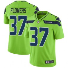 Men's Nike Seattle Seahawks #37 Tre Flowers Limited Green Rush Vapor Untouchable NFL Jersey