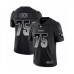 Men's Oakland Raiders #75 Howie Long Black Smoke Fashion Limited Football Stitched Jersey