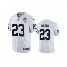 Men's Oakland Raiders #23 Damarious Randall White 2020 Inaugural Season Vapor Limited Stitched Jersey