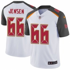 Men's Nike Tampa Bay Buccaneers #66 Ryan Jensen White Vapor Untouchable Limited Player NFL Jersey