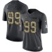 Men's Nike Seattle Seahawks #99 Quinton Jefferson Limited Black 2016 Salute to Service NFL Jersey