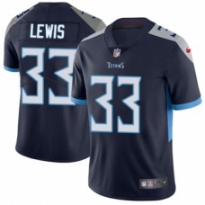 Men's Nike Tennessee Titans #33 Dion Lewis Navy Blue Team Color Vapor Untouchable Limited Player NFL Jersey