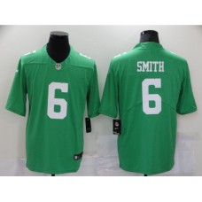 Men's Philadelphia Eagles #6 DeVonta Smith Midnight Green Draft First Round Pick Limited Stitched Jersey