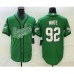 Men's Nike Philadelphia Eagles #92 Reggie White Green Cool Base Stitched Baseball Jersey