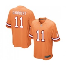 Men's Tampa Bay Buccaneers #11 Blaine Gabbert Game Orange Glaze Alternate Football Jersey