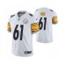 Men's Pittsburgh Steelers #61 Mason Cole White Vapor Untouchable Limited Stitched Jersey