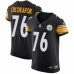 Men's Nike Pittsburgh Steelers #76 Chukwuma Okorafor Black Team Color Vapor Untouchable Elite Player NFL Jersey