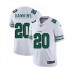 Men's Philadelphia Eagles #20 Brian Dawkins White Team Logo Fashion Limited Player Football Stitched Jersey