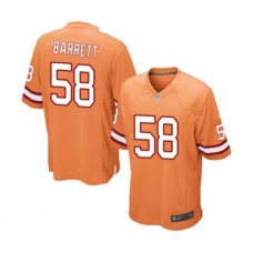 Men's Tampa Bay Buccaneers #58 Shaquil Barrett Game Orange Glaze Alternate Football Jersey