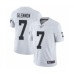 Men's Oakland Raiders #7 Mike Glennon White Vapor Untouchable Limited Player Football Jersey