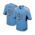 Men's Tennessee Titans #91 Cameron Wake Game Light Blue Alternate Football Jersey