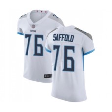 Men's Tennessee Titans #76 Rodger Saffold White Vapor Untouchable Elite Player Football Jersey