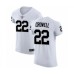 Men's Oakland Raiders #22 Isaiah Crowell White Vapor Untouchable Elite Player Football Jersey