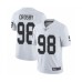 Men's Oakland Raiders #98 Maxx Crosby White Vapor Untouchable Limited Player Football Jersey