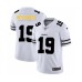 Men's Pittsburgh Steelers #19 JuJu Smith-Schuster White Team Logo Cool Edition Stitched Jersey