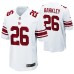 Youth New York Giants Saquon Barkley #26 Game White Jersey