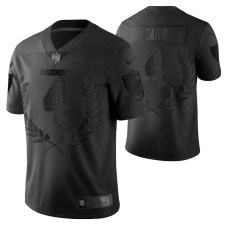 Las Vegas Raiders #4 Derek Carr Vapor Limited Black Jersey