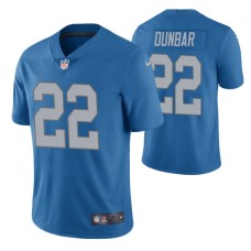 Detroit Lions Light Blue NO. 22 Quinton Dunbar Vapor Untouchable Limited Jersey