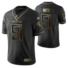 Men Alex Mack Black Atlanta Falcons Golden Edition Vapor Untouchable Limited Jersey