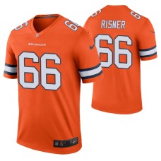 Dalton Risner Denver Broncos Orange 2019 NFL Draft Color Rush Legend Jersey