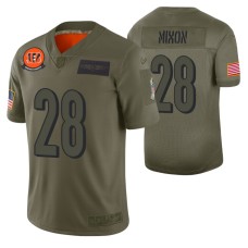 Cincinnati Bengals Joe Mixon Camo 2019 Salute to Service Limited Jersey