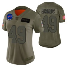 Buffalo Bills Tremaine Edmunds Camo 2019 Salute to Service Limited Jersey