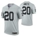 Las Vegas Raiders Damon Arnette Inverted Legend #20 Silver Jersey