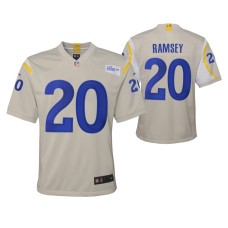 Youth Los Angeles Rams Jalen Ramsey Game #20 Bone Jersey